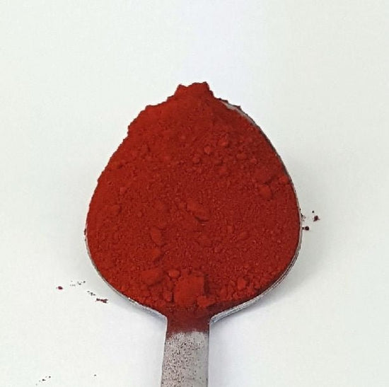 Red oxide cosmetic mica powder