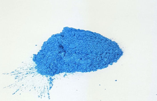 Ice blue cosmetic mica powder